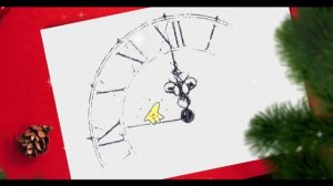 Новогодний ролик с часами_30 секунд
