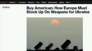 🇪🇺🇺🇸🇺🇦 Европа рассматривает возможность закупки оружия у США для Украины — Bloomberg