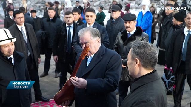 Лидер нации уважаемый Эмомали Рахмон посетил национа? смотреть онлайн