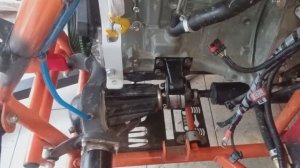 Установка новых опор двигателя
