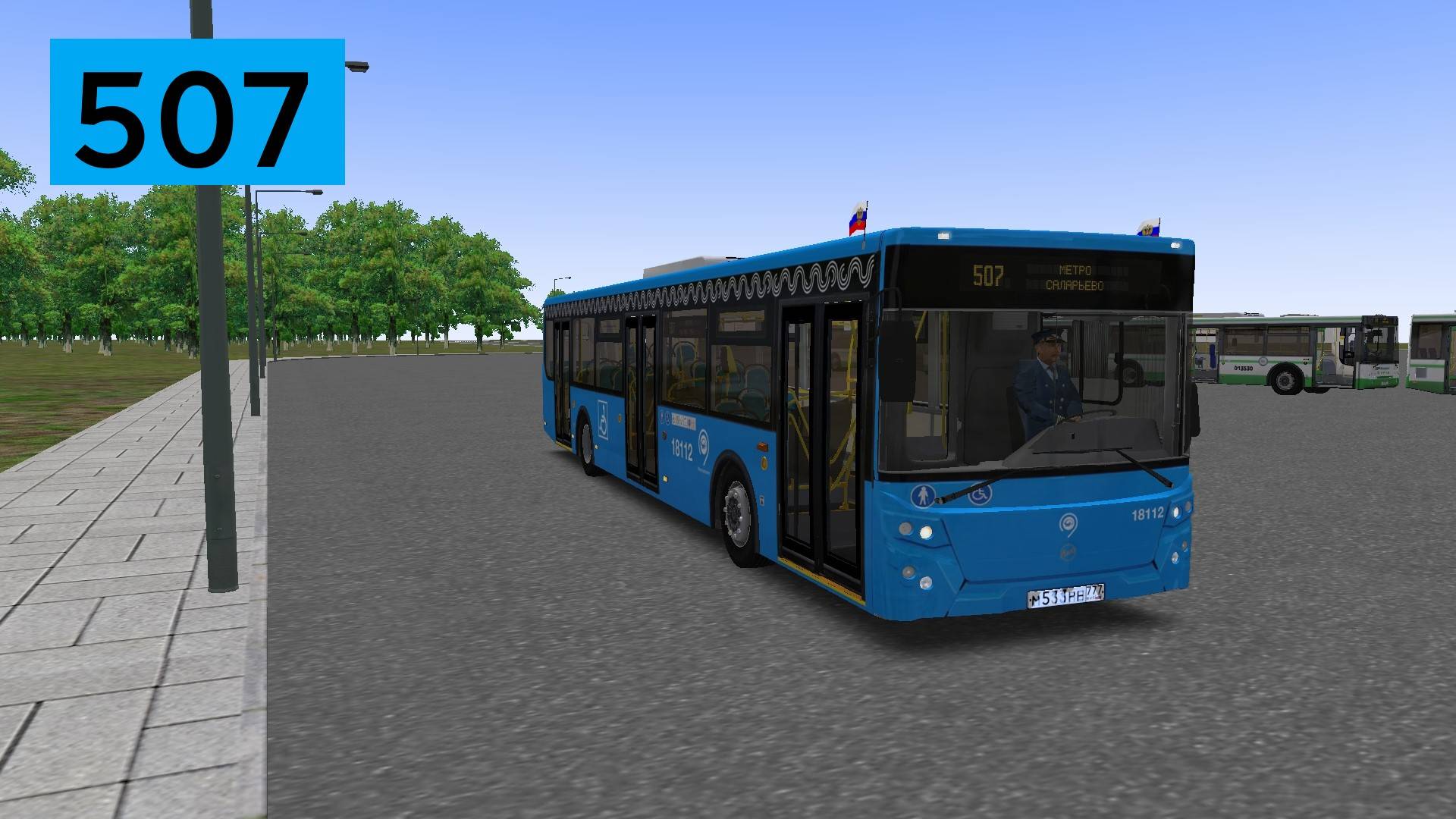 OMSI 2: Автобус №507 Метро Рассказовка - Метро Рассказовка смотреть онлайн