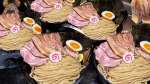 японский рамен. корейская уличная еда