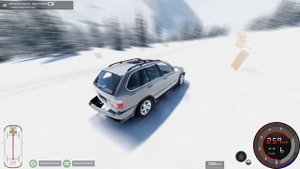Ледяной СПУСК в BeamNG.drive | Спустил Audi R8 с ГОРЫ | Snapi