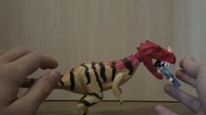 Обзор на кастомного лего цератозавра