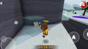 Все золотые медведи в снежной долине в Super Bear Adventure 🐻