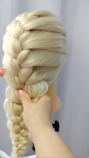 Как придать объём косе? Объёмная коса. Красивая коса. смотреть онлайн