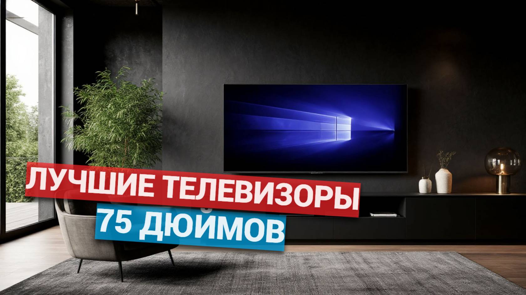 Какой телевизор 75 дюймов выбрать? 💎 ТОП-10 лучших моделей 2025 года для вашего дома! 📺