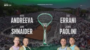 16.05.2025. Мирра Андреева/Диана Шнайдер - Сара Эррани/Жасмин Паолини. WTA 1000 Rome