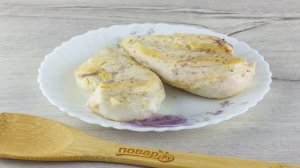 Филе куриной грудки под сливочно-томатным соусом