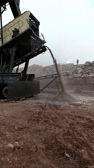 Мобильная ударная дробилка