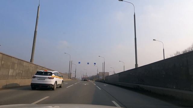 Из центра Москвы в Видное. Московские дороги. Март 2025 смотреть онлайн