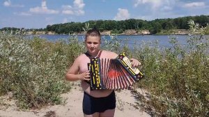 вальс Дунайские волны. река Ока.Село Дмитриевы Горы.