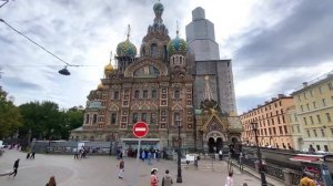 Санкт-Петербург виды улиц с экскурсионного автобуса