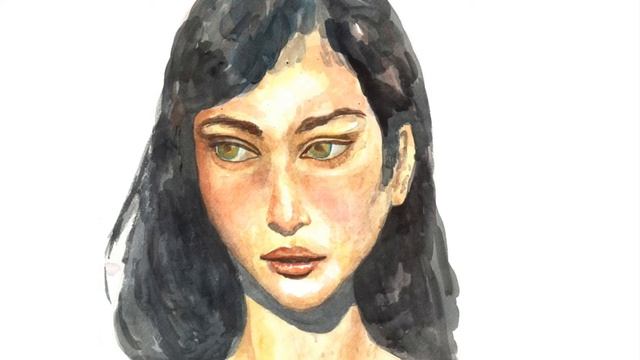 Кудрявая девчонка