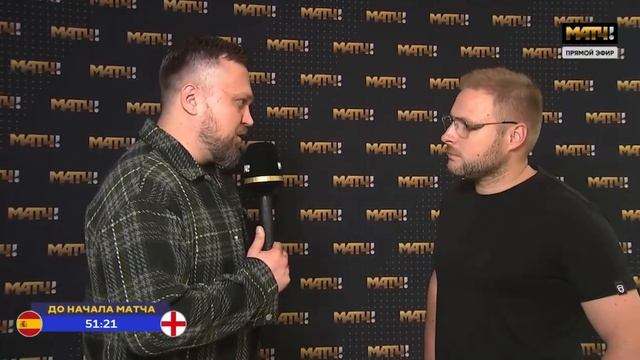 Ведущий Матч ТВ спрашивает «English or Spanish?» перед финалом смотреть онлайн