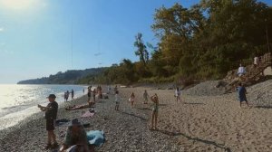 Абхазия. Летохочу. Змеи на пляже. Отдых в Абхазии. Семе?