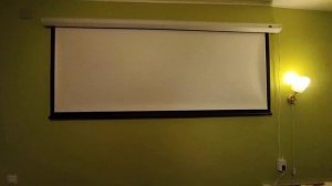 экран с электроприводом