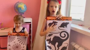 My Halloween room tour!!!  украшаем комнату к хэлоуину