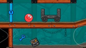 Подземные Ходы самая интересная локация Красный шарик ред бол 4 прохождение мульт игры #12