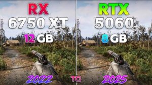 RTX 5060 vs RX 6750 XT - Test in 10 Games