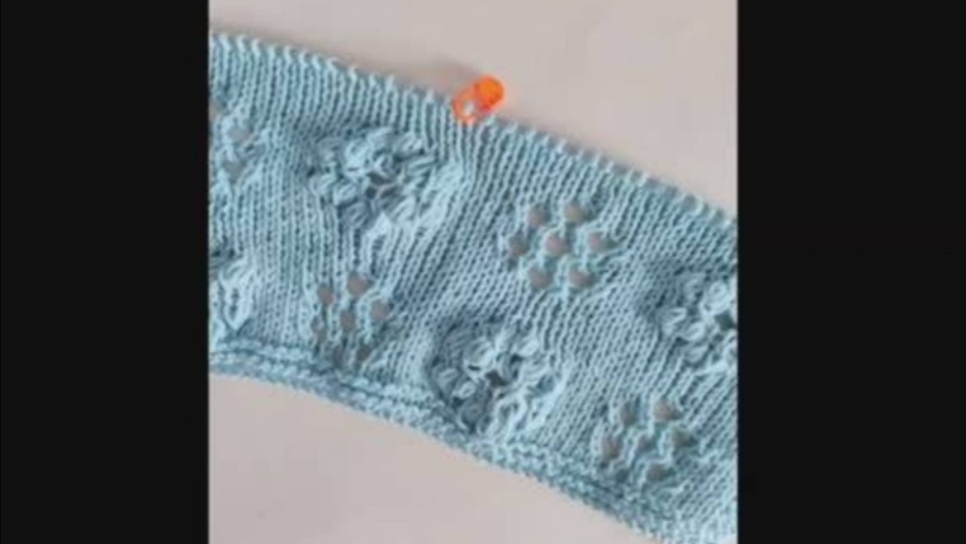 Узор спицами. Описание смотреть онлайн