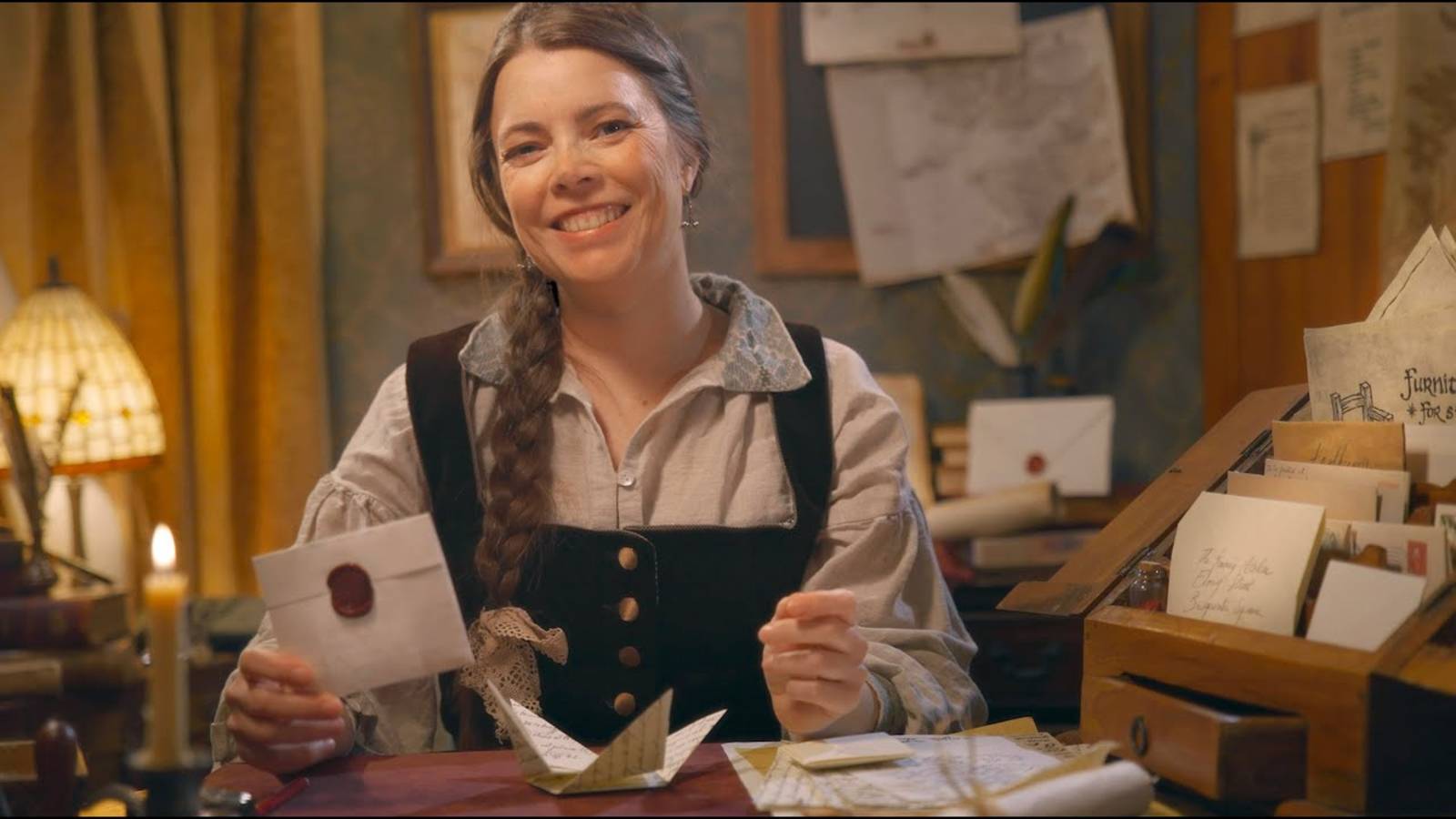 [Moonlight Cottage ASMR] Letter Folding | Tutorial (cozy basics, paper sounds, wax sealing)