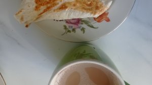 завтрак из лаваша с начинкой
