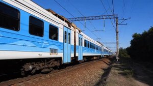 ЭД4М-0496 НА ПЕРЕГОНЕ СИМФЕРОПОЛЬ-ГРУЗОВОЙ - СИМФЕРОПОЛЬ