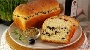 Средиземноморская выпечка. ХЛЕБ ЭЛЕОПСОМО С МАСЛИНАМИ