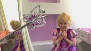 Disney Princesses Costumes & Kids Makeup with Colors Paints