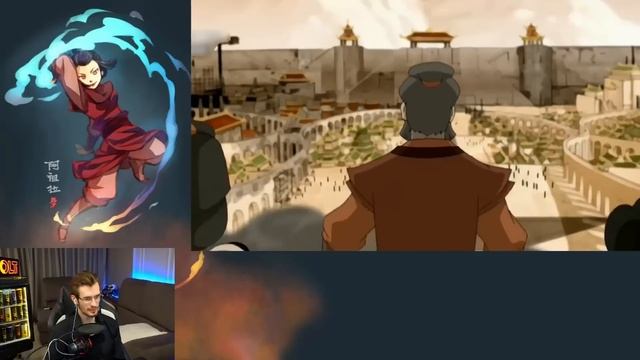 Заквиель смотрит Аватар: Легенда об Аанге #4 смотреть онлайн