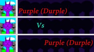 Фиолетовый (Durple) в Sprunki смешайте все пурпурные (Durple)