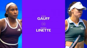 11.10.2024. Кори Гауфф - Магда Линетт. WTA Wuhan. Cori Gauff -Magda Linette