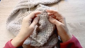 Джемпер с японским плечом МК3 #медведьвяжет #медведьвкардигане