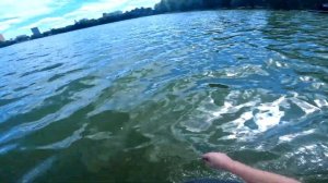 Купаемся с Дочкой на Белом Озере в Новокосино.