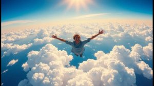 Я лечу над облаками.