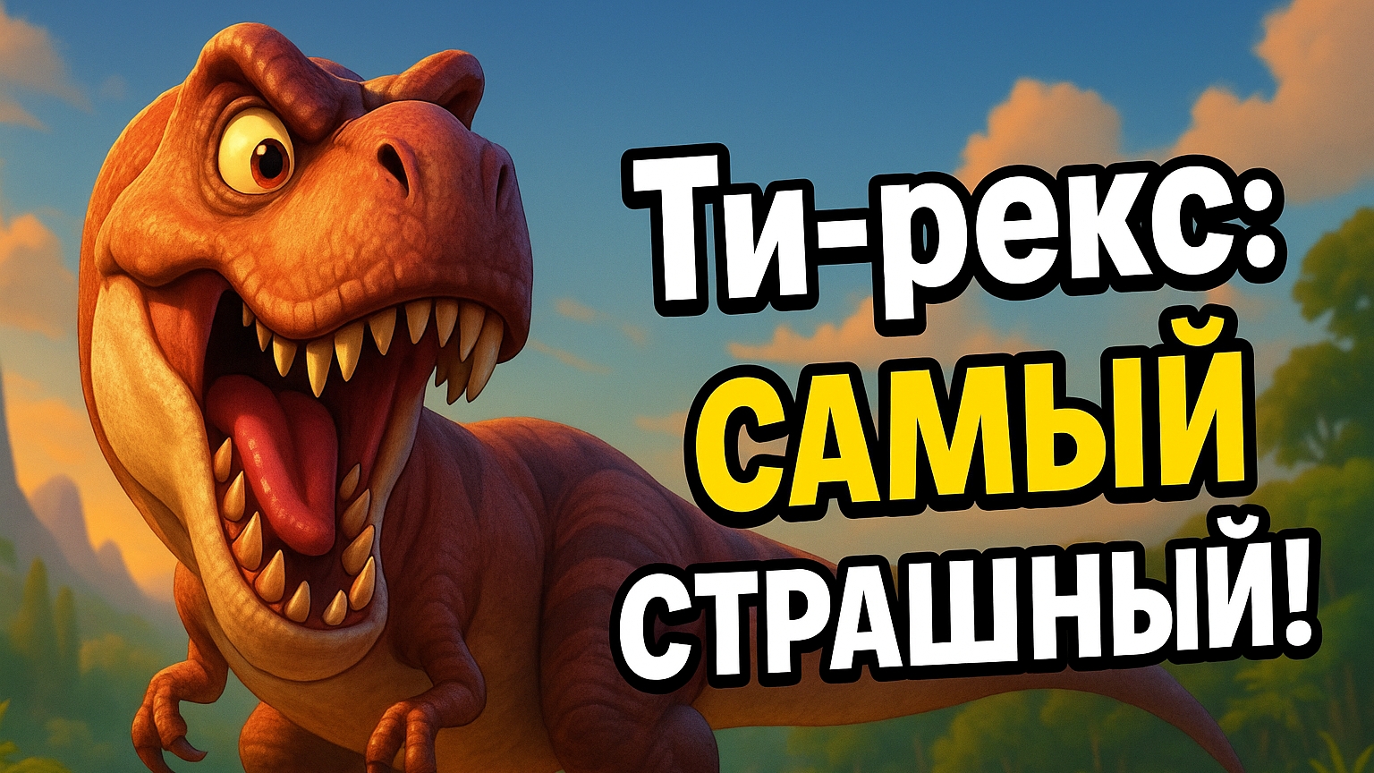 Ти-рекс: Самый страшный динозавр всех времён!