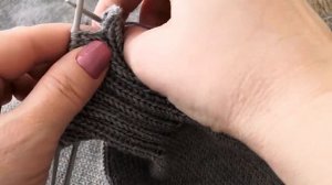 Закрытие петель на свитере