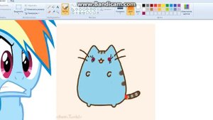 котик радуга