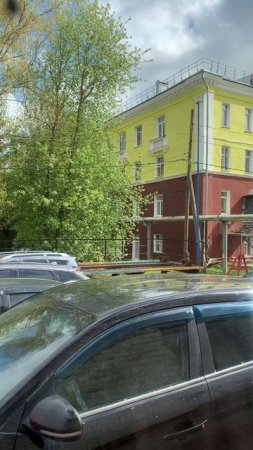 The weather outside the window in our village: прохладно, но уже лучше