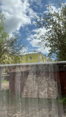 The weather outside the window in our village: +18