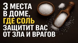 Положите соль в эти 3 места — убережёт от сглаза, врагов и бед! Старинные приметы и ритуал