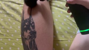 Пробитие правой икры с Забота о своём теле