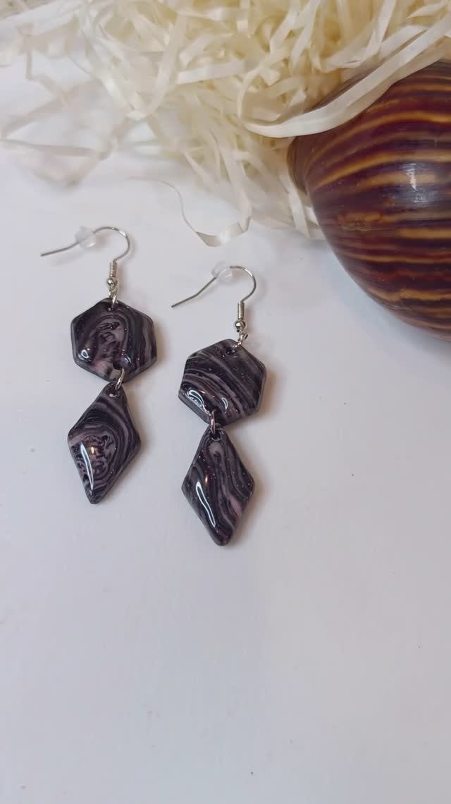 Серьги из полимерной глины своими руками смотреть онлайн