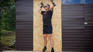 Швунг с гантелями