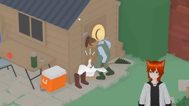Очень наглый гусь часть1 - Untitled Goose Game