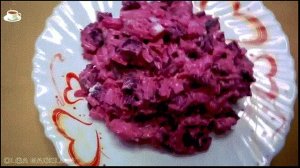 просто быстро вкусно СВЕКОЛЬНЫЙ САЛАТ
