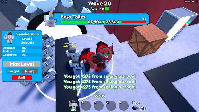 туалет товер дефенс в роблокс! затрейдил камера паука! смотреть онлайн