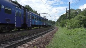 Электропоезд ЭП2Д-0083 ЦППК РЭКС Москва - Калуга