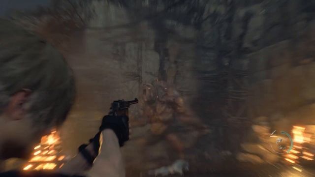 ЭЛЬГИГАНТЕ | пистолеты и нож | без урона | профессионал | 3:33 | Resident Evil 4 Remake